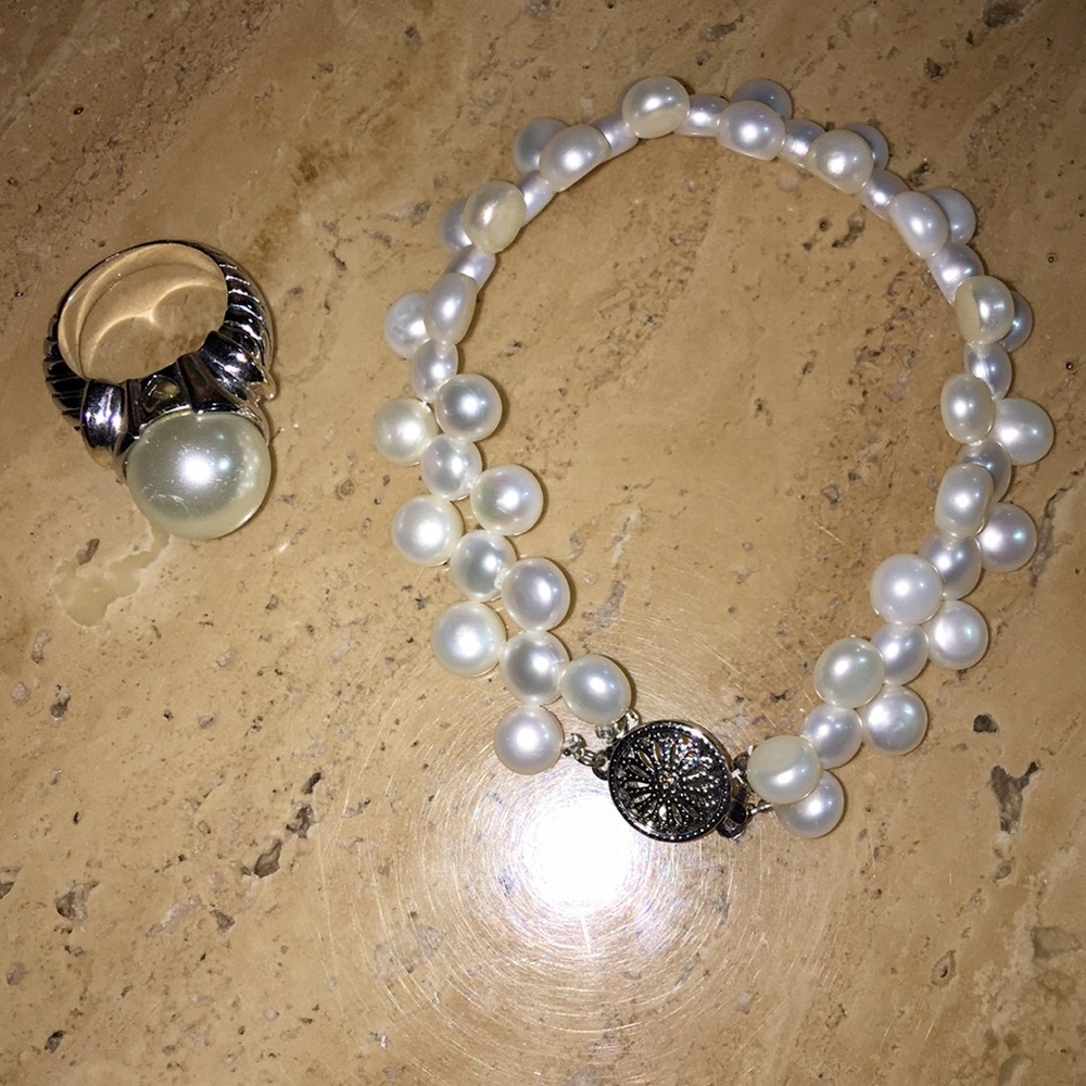 Bracelet and ring set